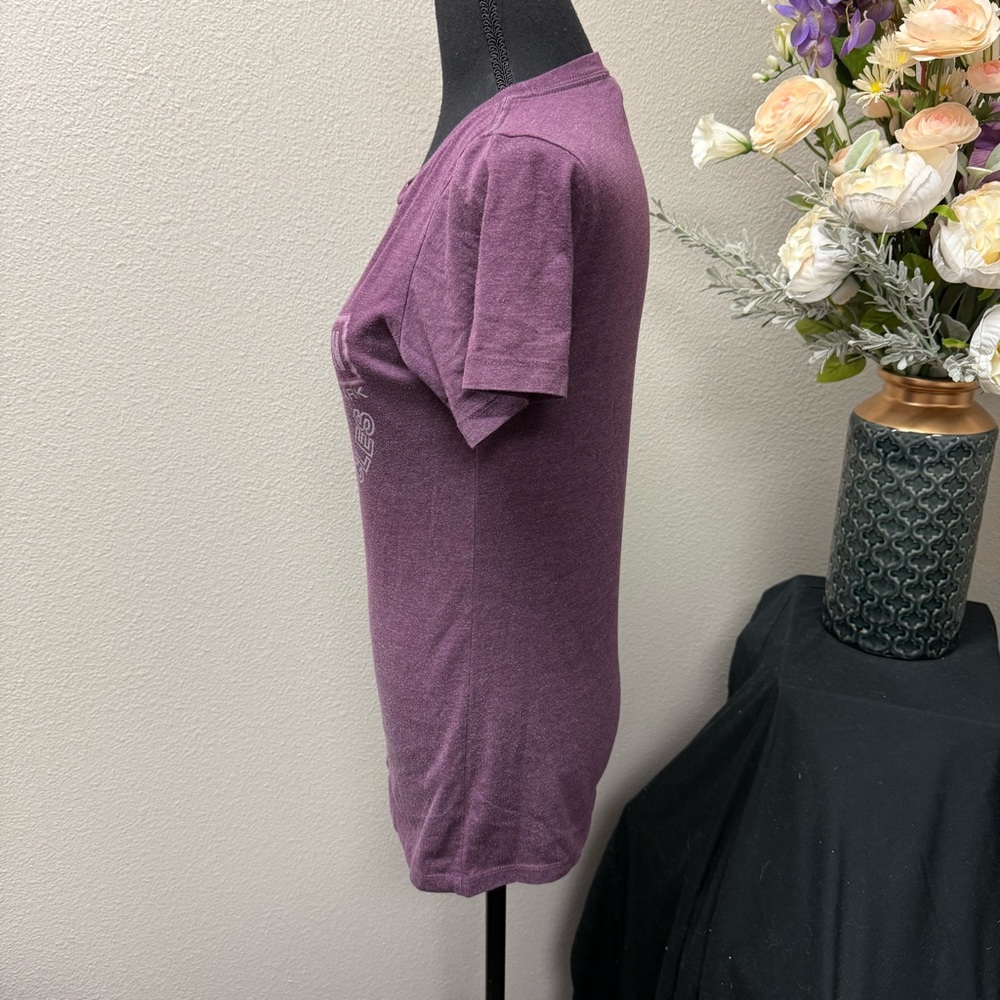 Harley-Davidson Genuine Motorcycles Purple Graphic Tee Women’s Small Biker Shirt - Picture 3 of 7